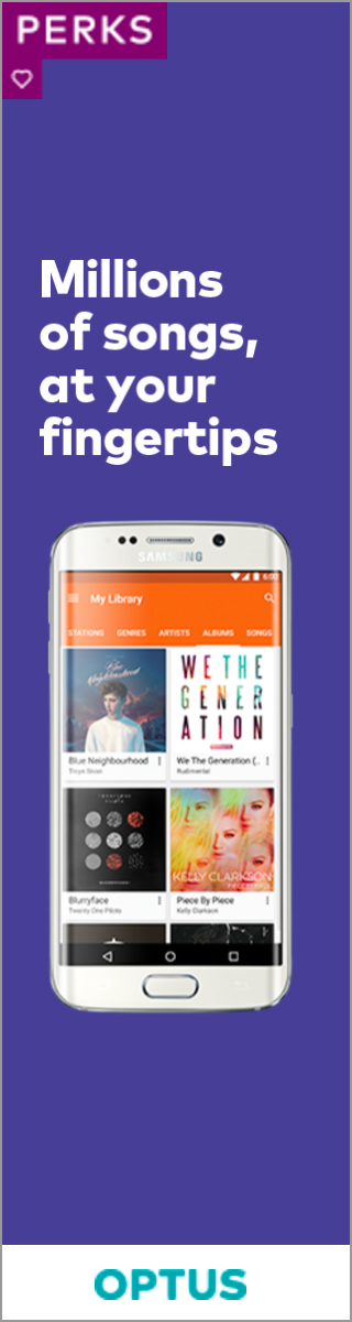 Optus Perks Google Play Wide Skyscraper preview