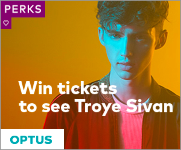 Optus Perks Music Troye Sivan Mrec preview