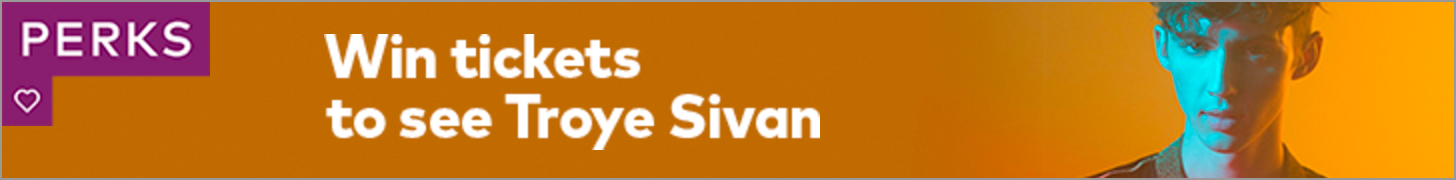 Optus Perks Music Troye Sivan Leaderboard preview
