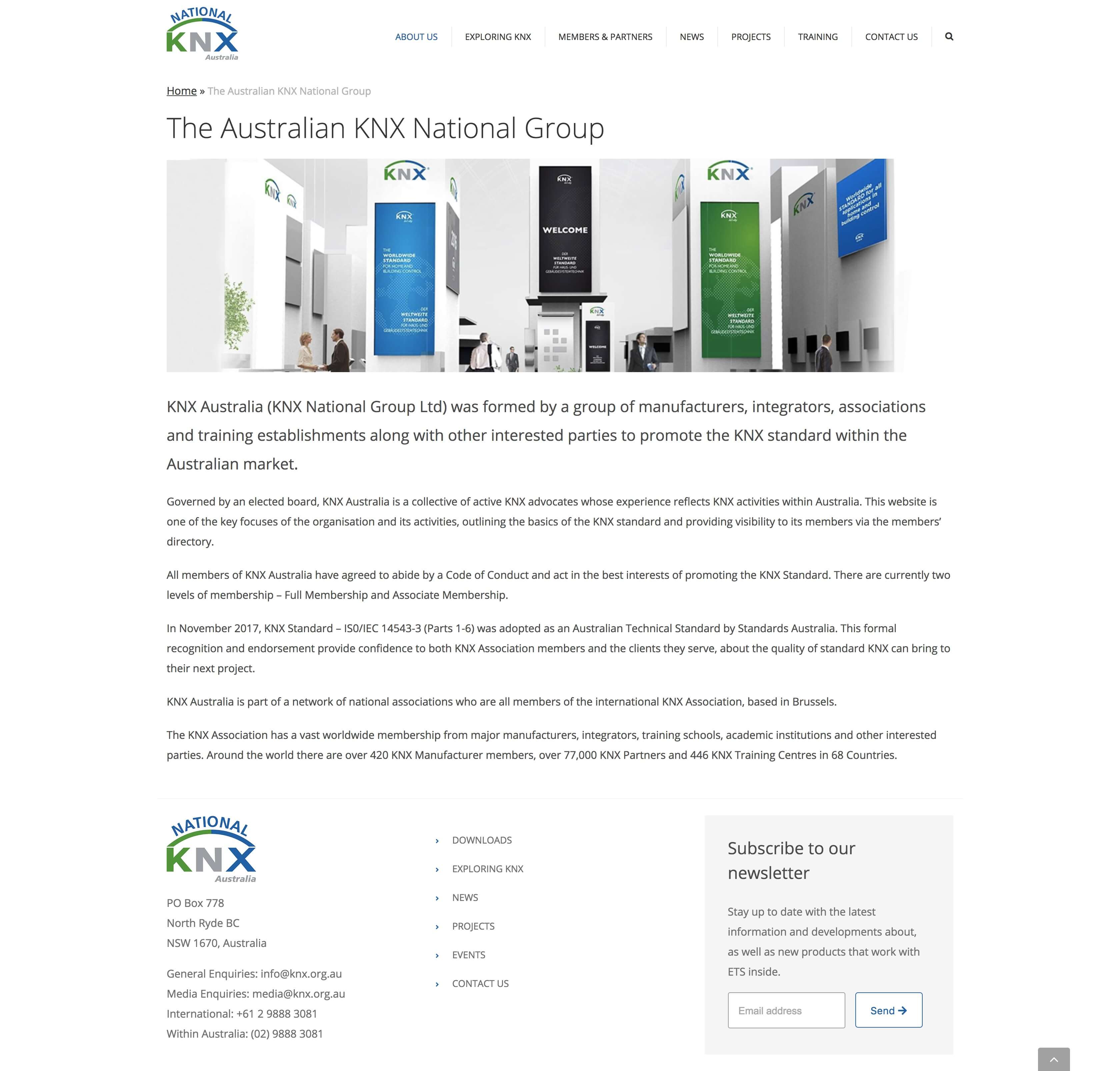 Welcome to KNX Australia - KNX Australia about us