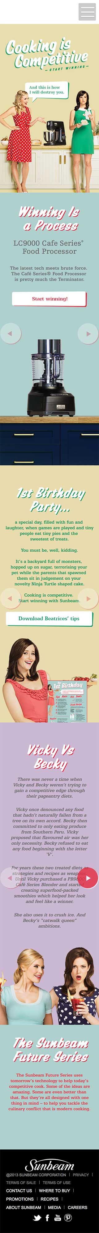 Cooking is competitive | Website Build Vicky vs Becky