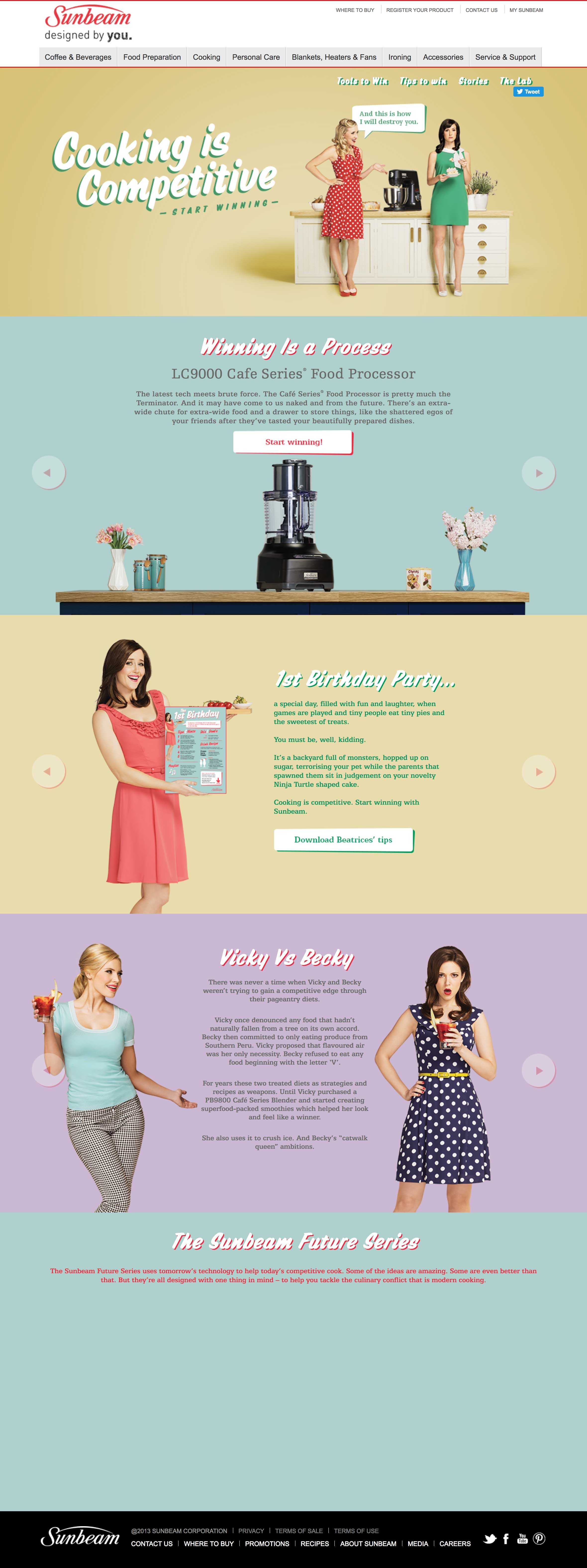 Cooking is competitive | Website Build Vicky vs Becky