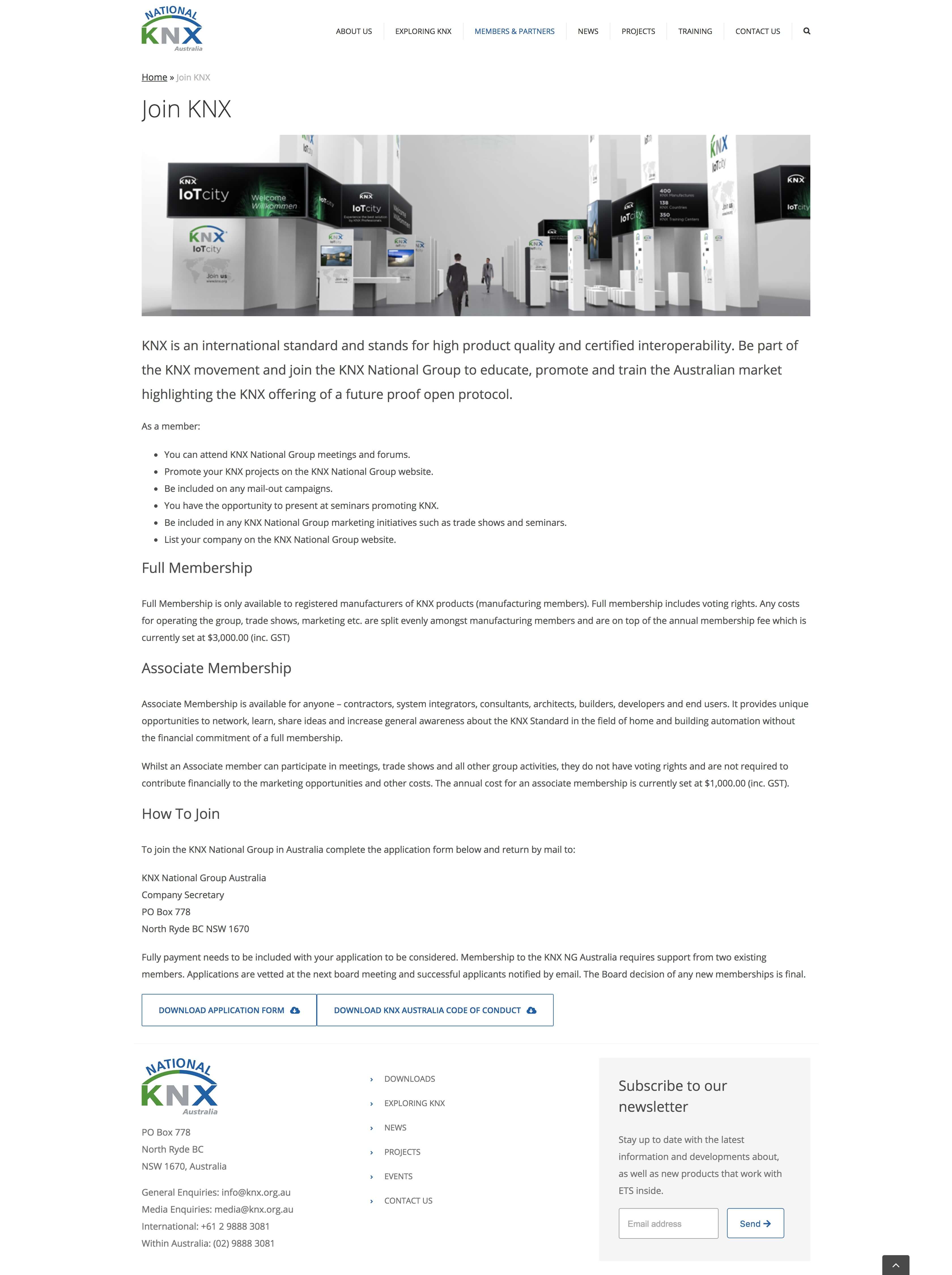Welcome to KNX Australia - KNX Australia join knx