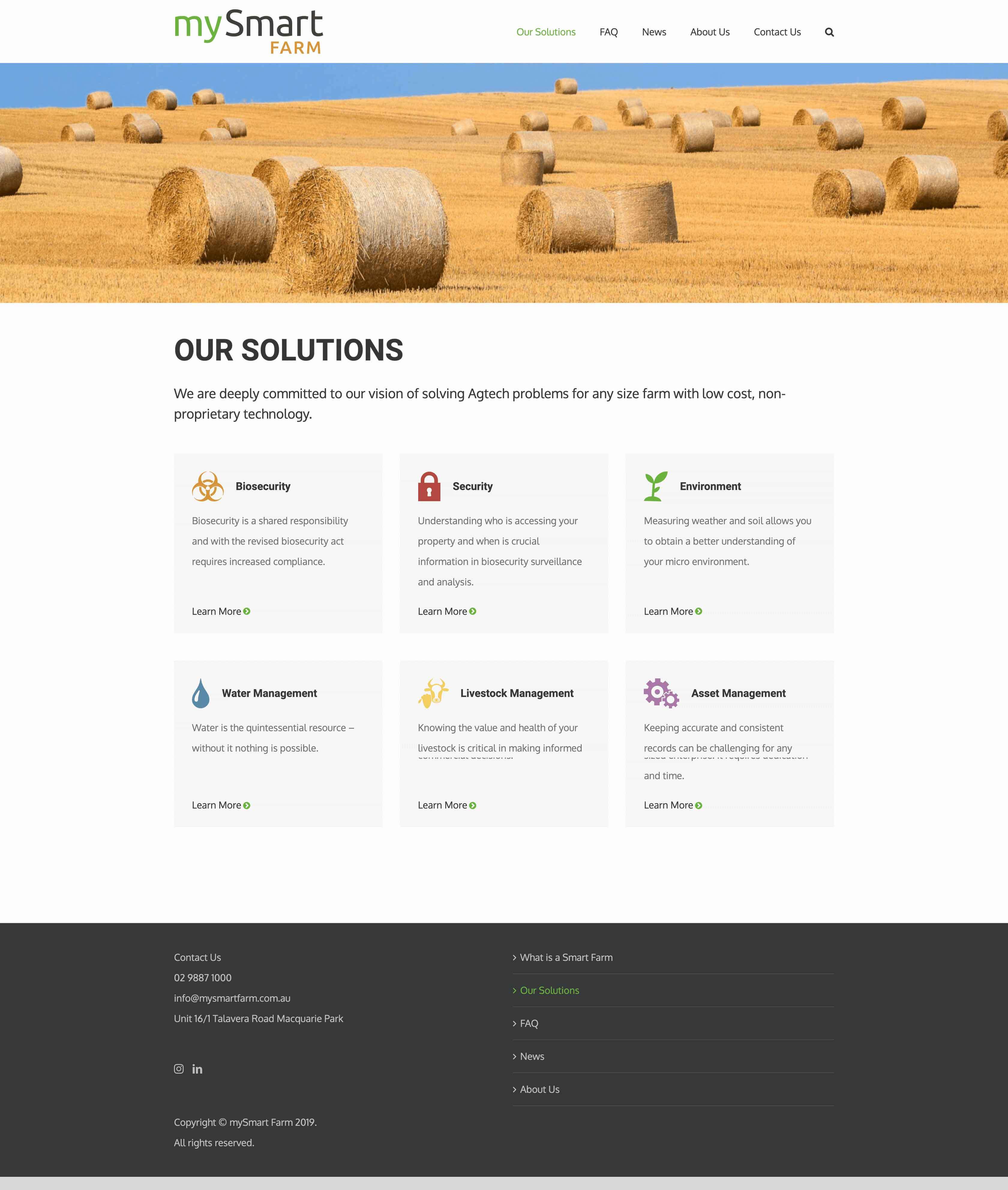 mySmart Farm | Website Build Solutions