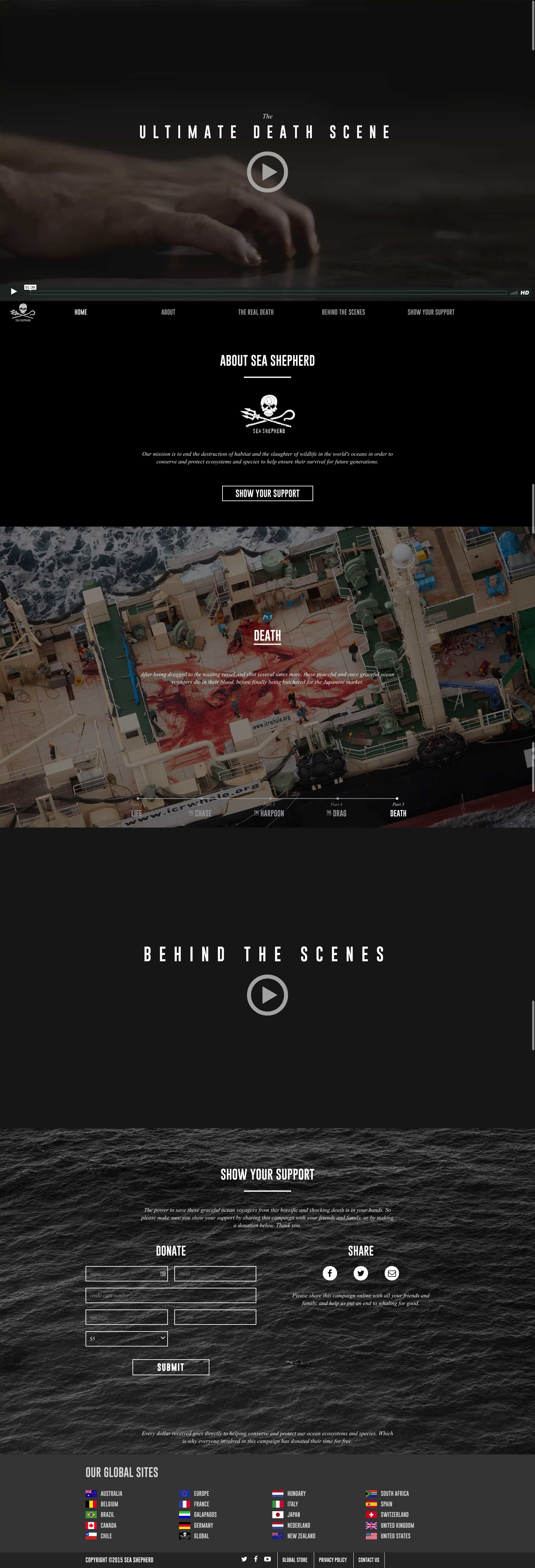 Ultimate Death Scene | Website Build death slide