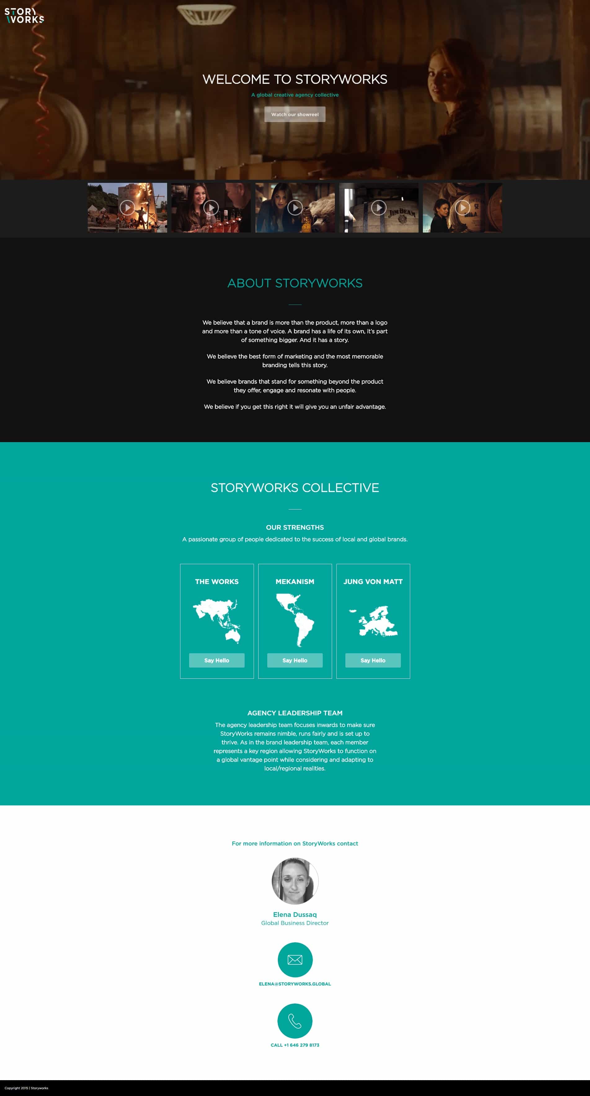Story Works Global | Website Build homepage