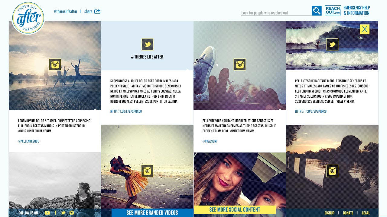 There’s Life After Year 12 Exams | Website Build social page